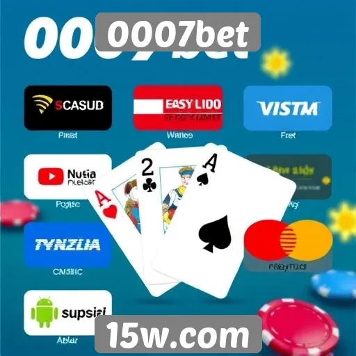 Opções de pagamento disponíveis no 0007bet